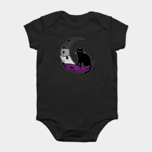 Asexual Moon Cat Baby Bodysuit